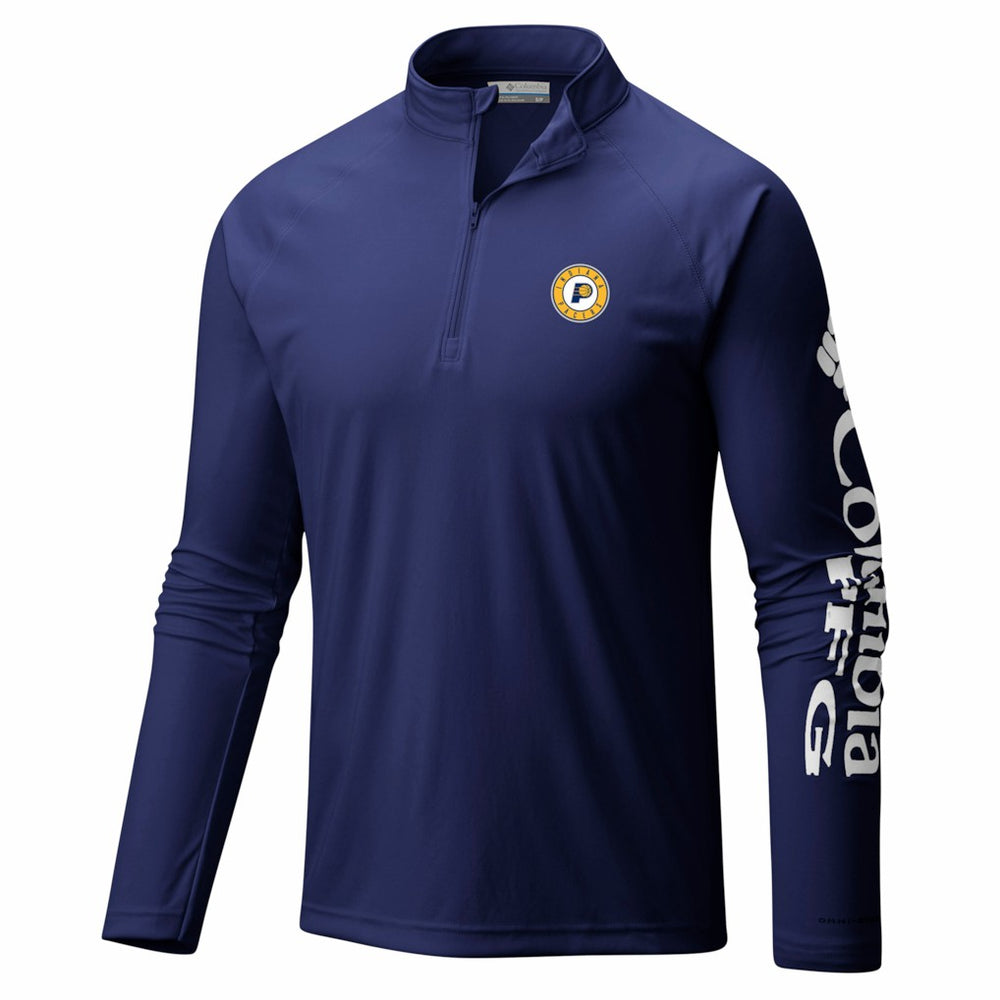 Indiana Pacers PFG Terminal Tackle Quarter-Zip Top - Navy | Columbia for sale
