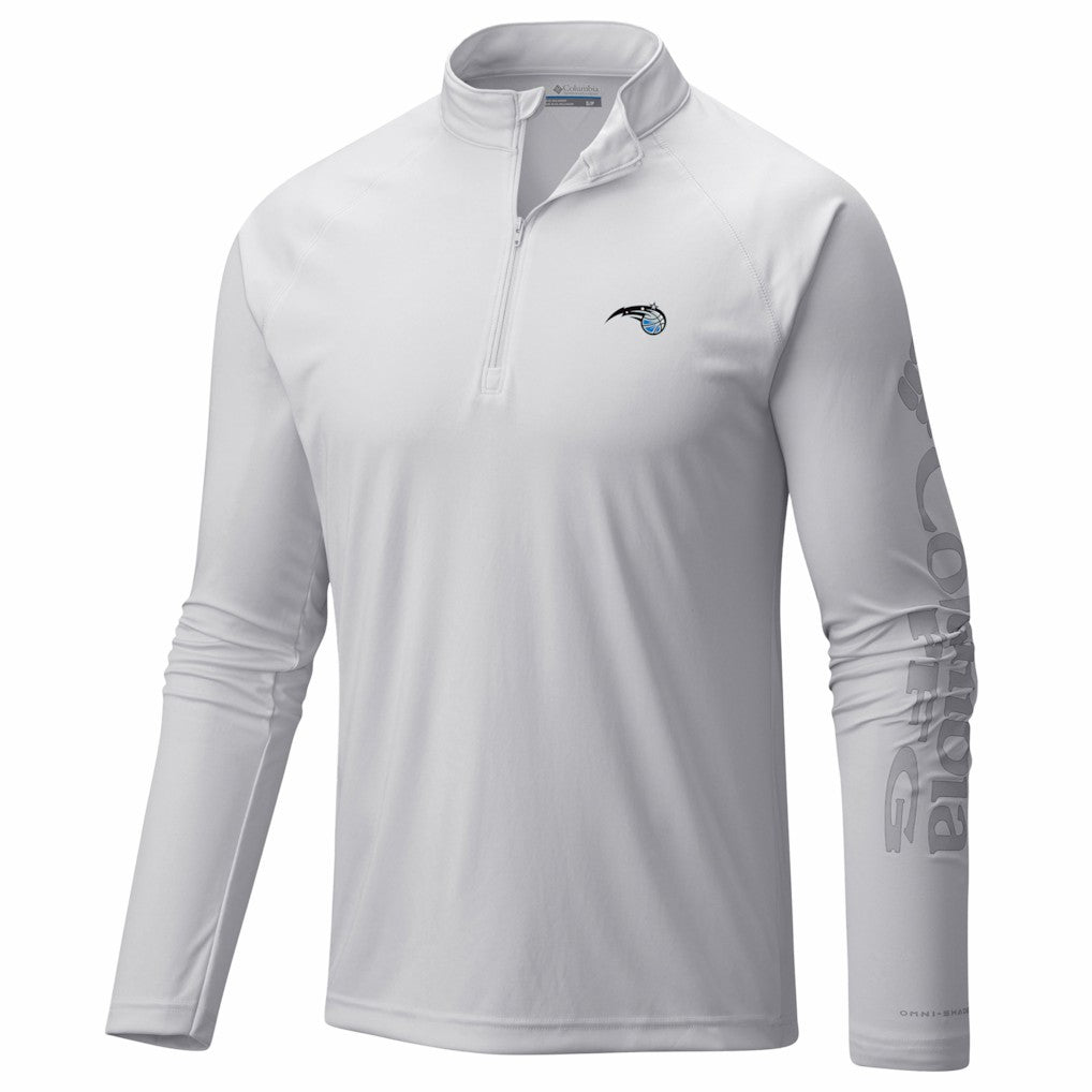 Orlando Magic PFG Terminal Tackle Quarter-Zip Top - White | Columbia discount