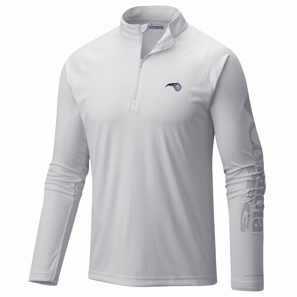 Orlando Magic PFG Terminal Tackle Quarter-Zip Top - White | Columbia discount