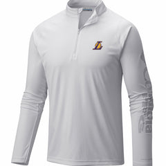 Los Angeles Lakers PFG Terminal Tackle Quarter-Zip Top - White | Columbia discount
