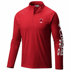 Miami Heat PFG Terminal Tackle Quarter-Zip Top - Red | Columbia shop