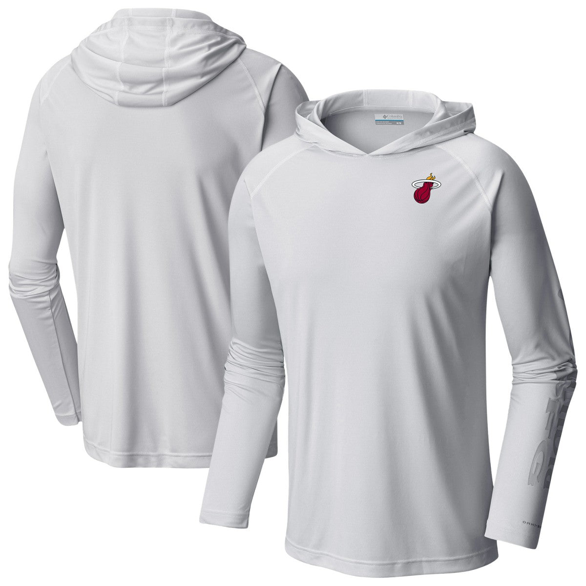Miami Heat PFG Super Terminal Tackle Hoodie - White | Columbia shop