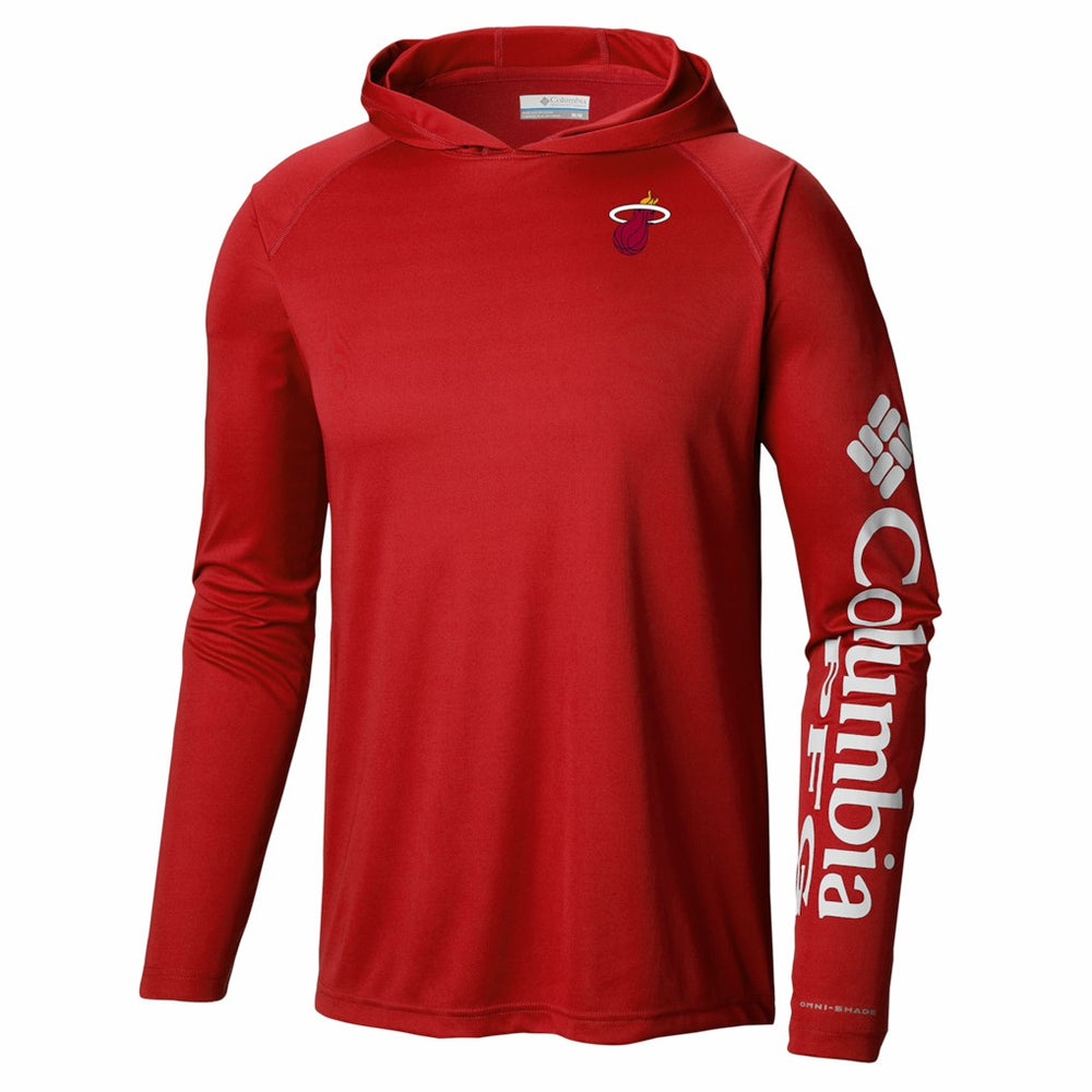 Miami Heat PFG Super Terminal Tackle Hoodie - Red | Columbia shop
