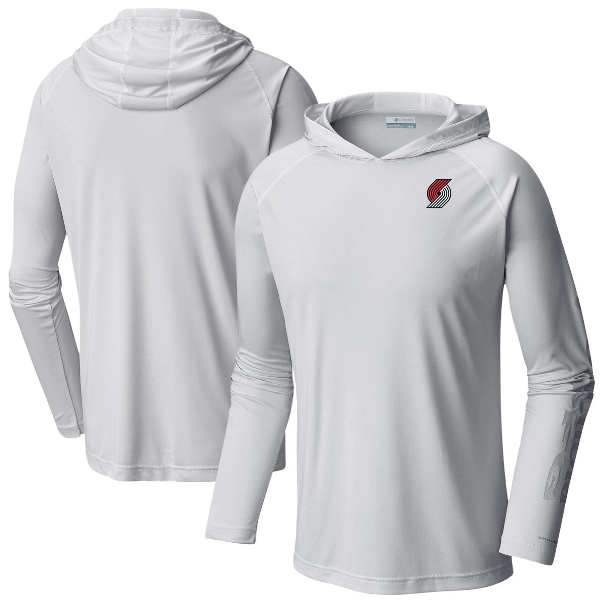 Portland Trail Blazers PFG Super Terminal Tackle Hoodie - White | Columbia outlet