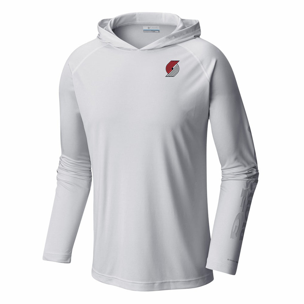 Portland Trail Blazers PFG Super Terminal Tackle Hoodie - White | Columbia outlet