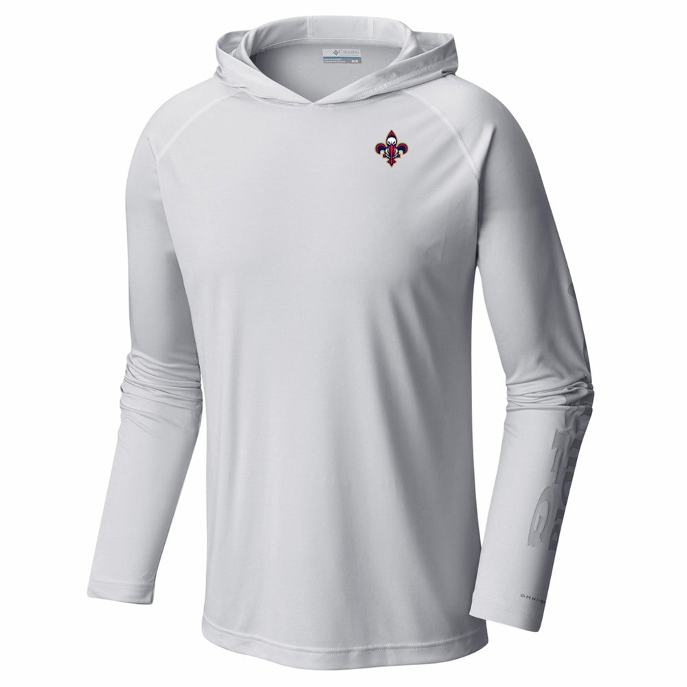 New Orleans Pelicans PFG Super Terminal Tackle Hoodie - White | Columbia cheap
