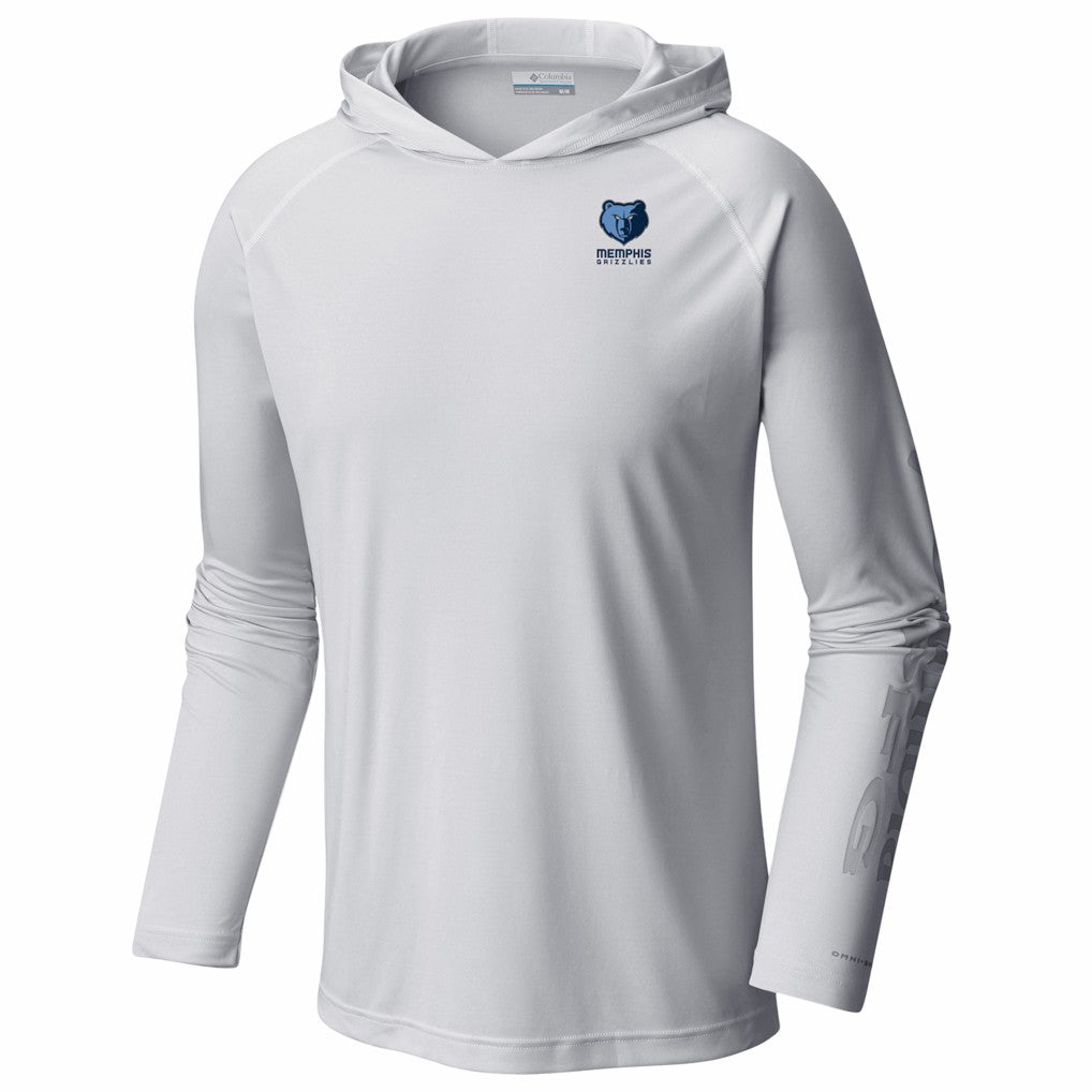 Memphis Grizzlies PFG Super Terminal Tackle Hoodie - White | Columbia sale