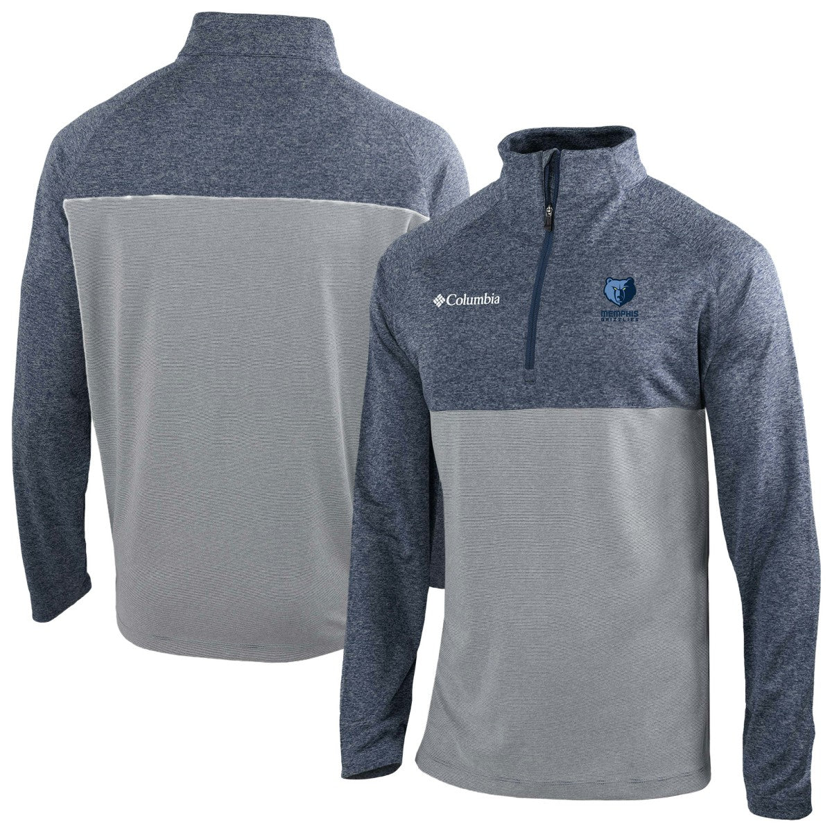 Memphis Grizzlies Omni-Wick Rockin' It Quarter-Zip Top - Navy | Columbia online