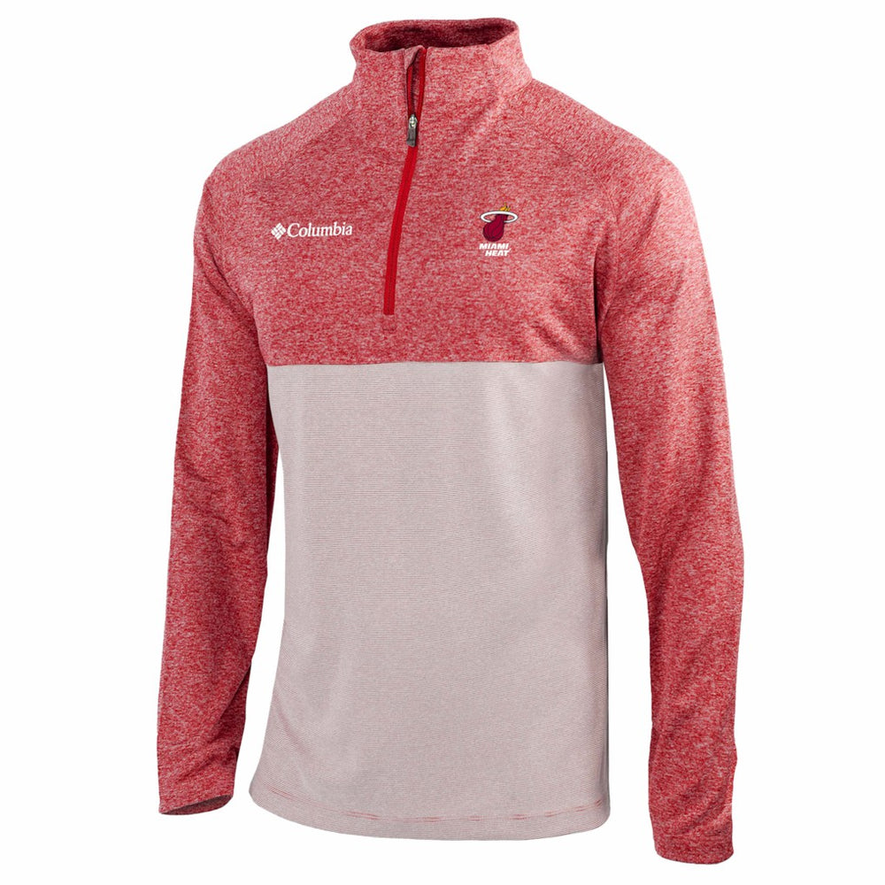Miami Heat Omni-Wick Rockin' It Quarter-Zip Top - Red | Columbia on sale
