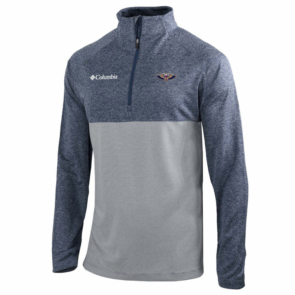 New Orleans Pelicans Omni-Wick Rockin' It Quarter-Zip Top - Navy | Columbia sale