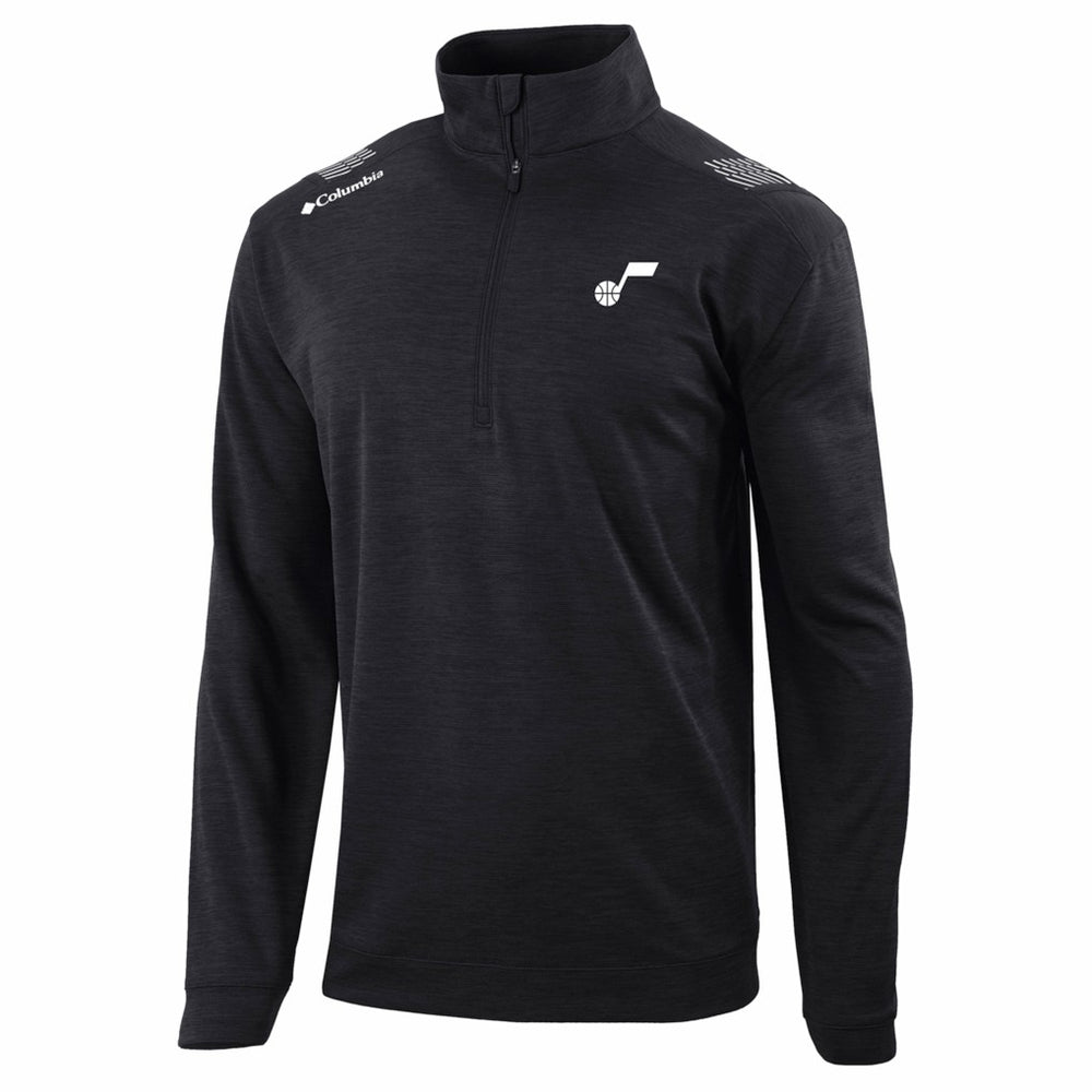 Utah Jazz Oakland Downs Omni-Wick Quarter-Zip Top - Black | Columbia on sale