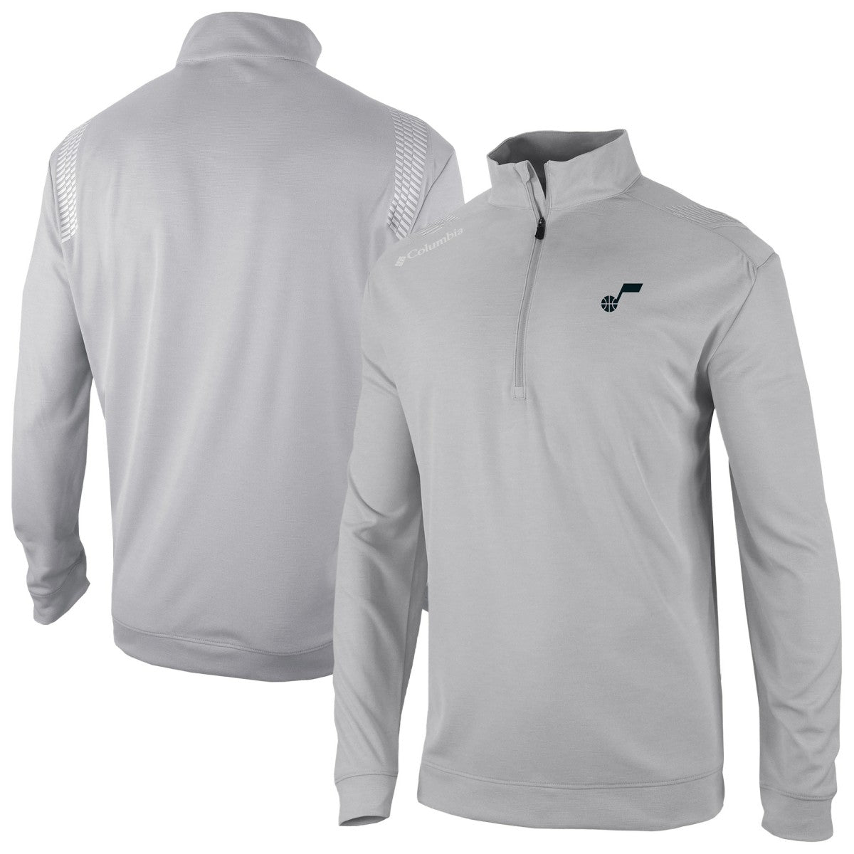 Utah Jazz Oakland Downs Omni-Wick Quarter-Zip Top - Gray | Columbia cheap