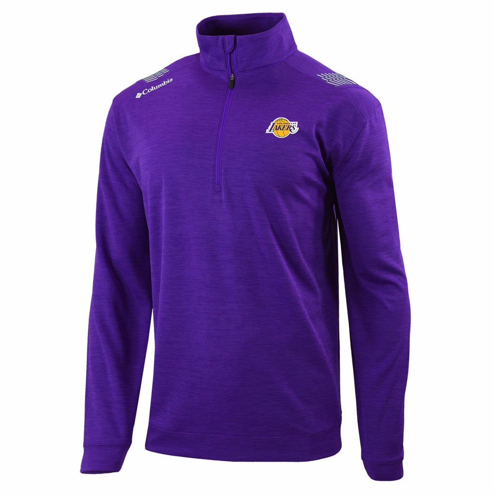 Los Angeles Lakers Oakland Downs Omni-Wick Quarter-Zip Top - Purple | Columbia outlet