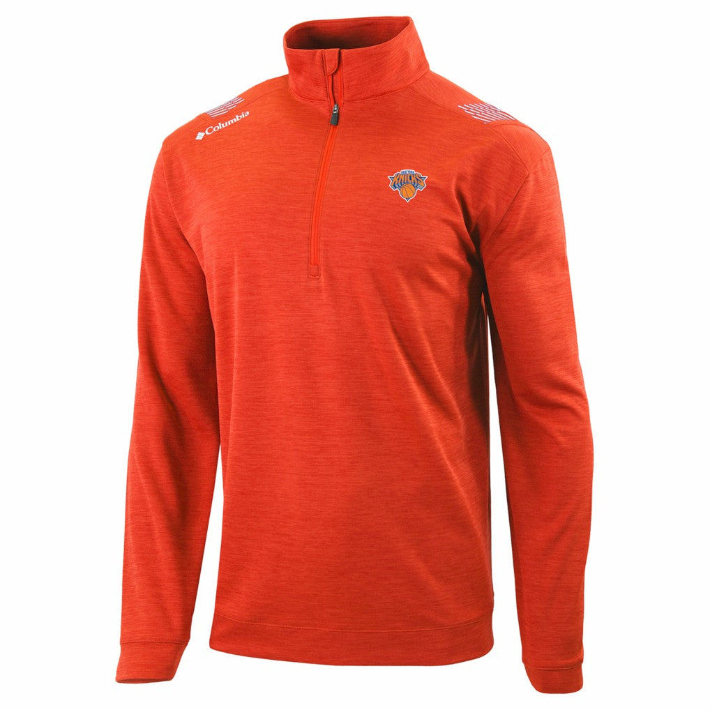 New York Knicks Oakland Downs Omni-Wick Quarter-Zip Top - Orange | Columbia cheap