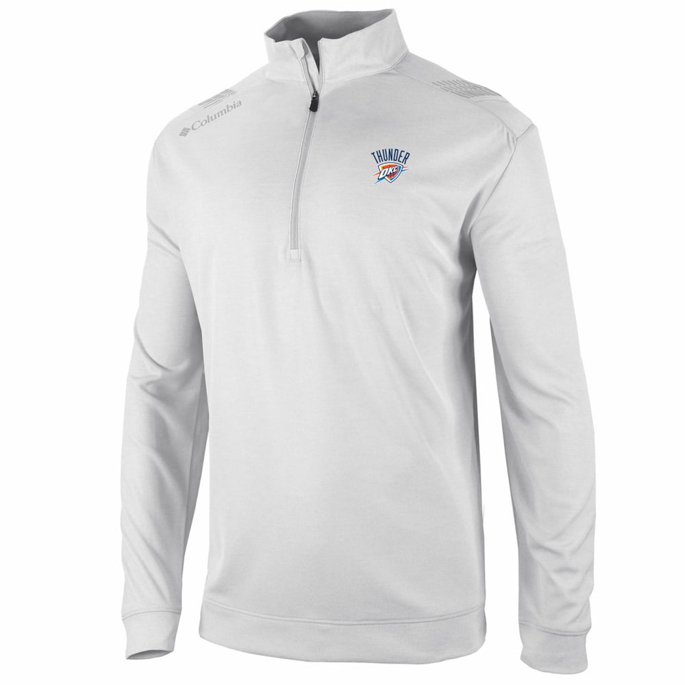 Oklahoma City Thunder Oakland Downs Omni-Wick Quarter-Zip Top - White | Columbia shop