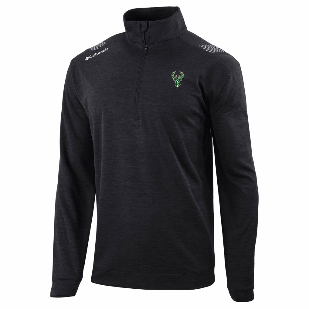 Milwaukee Bucks Oakland Downs Omni-Wick Quarter-Zip Top - Black | Columbia cheap