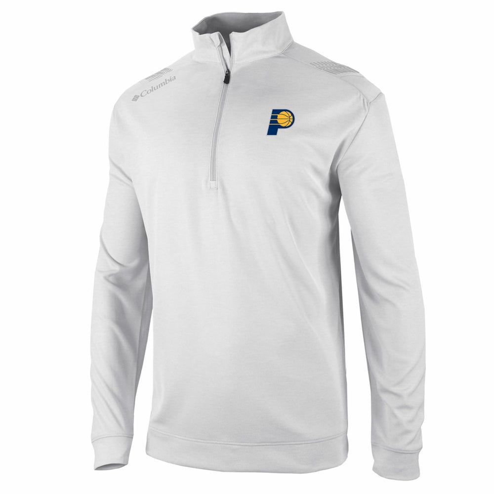 Indiana Pacers Oakland Downs Omni-Wick Quarter-Zip Top - White | Columbia sale