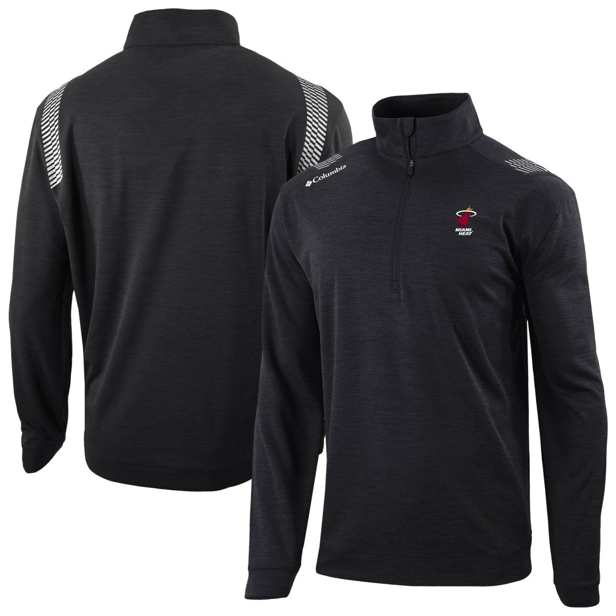 Miami Heat Oakland Downs Omni-Wick Quarter-Zip Top - Black | Columbia on sale