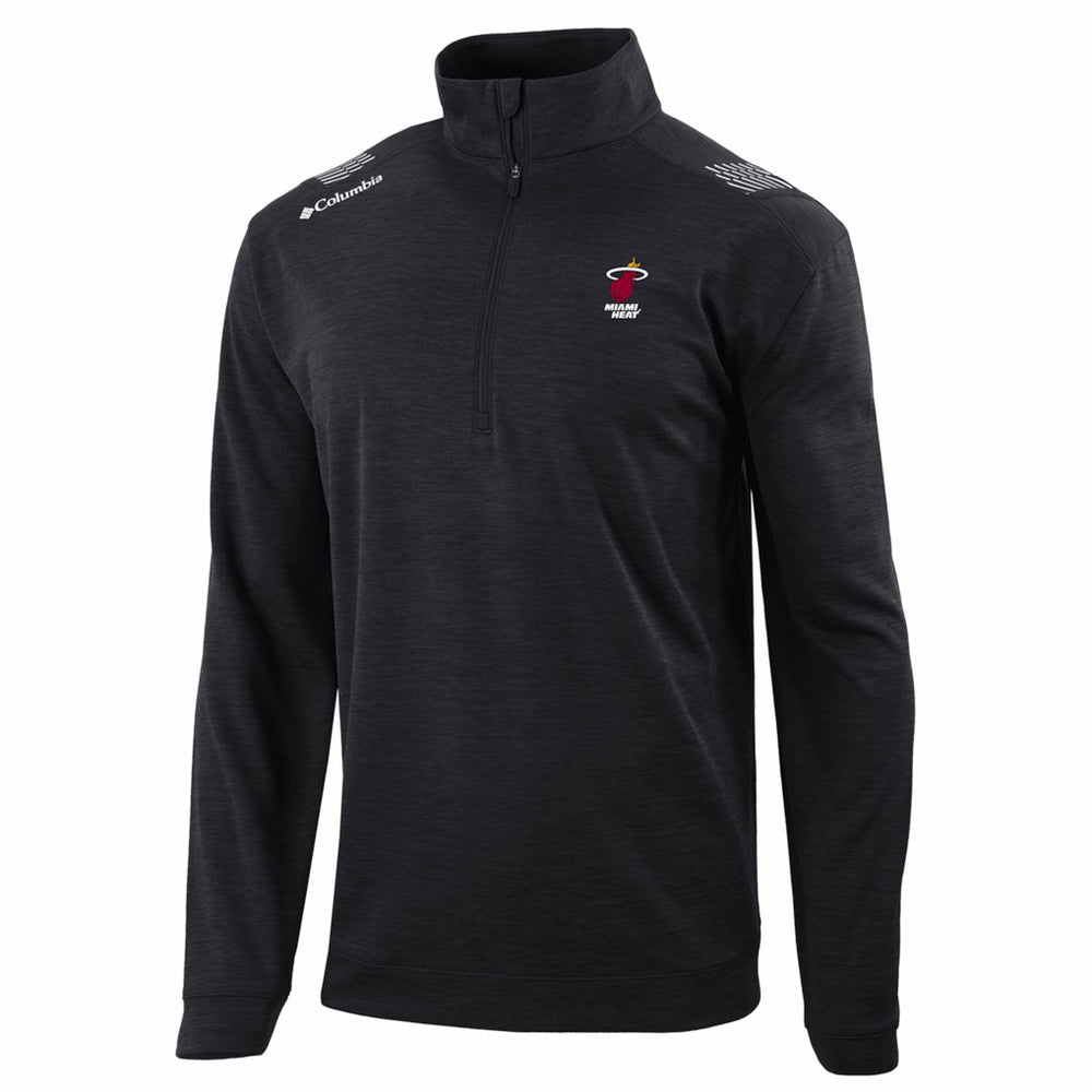 Miami Heat Oakland Downs Omni-Wick Quarter-Zip Top - Black | Columbia on sale