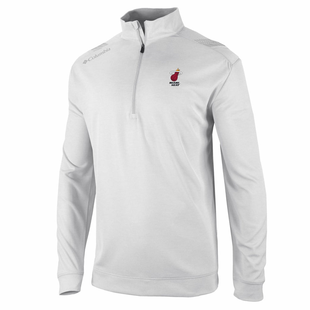 Miami Heat Oakland Downs Omni-Wick Quarter-Zip Top - White | Columbia discount