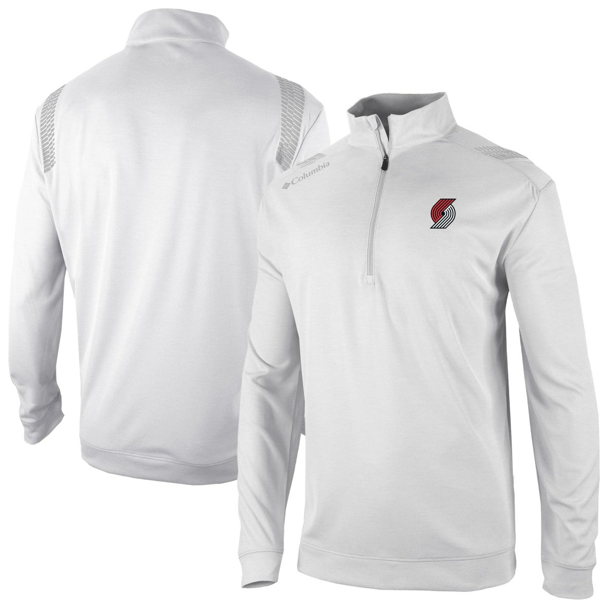 Portland Trail Blazers Oakland Downs Omni-Wick Quarter-Zip Top - White | Columbia cheap
