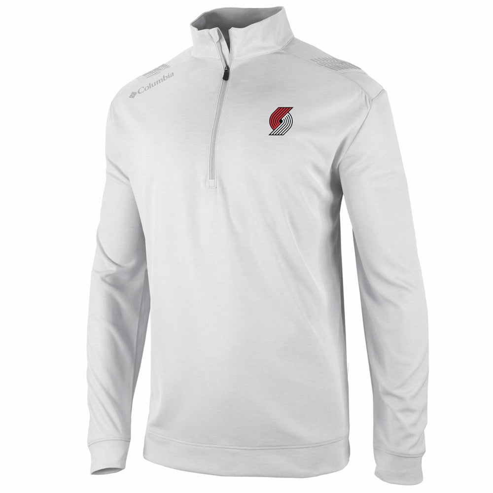 Portland Trail Blazers Oakland Downs Omni-Wick Quarter-Zip Top - White | Columbia cheap