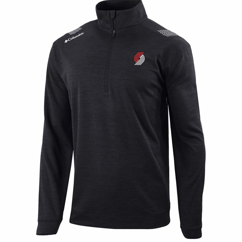 Portland Trail Blazers Oakland Downs Omni-Wick Quarter-Zip Top - Black | Columbia cheap