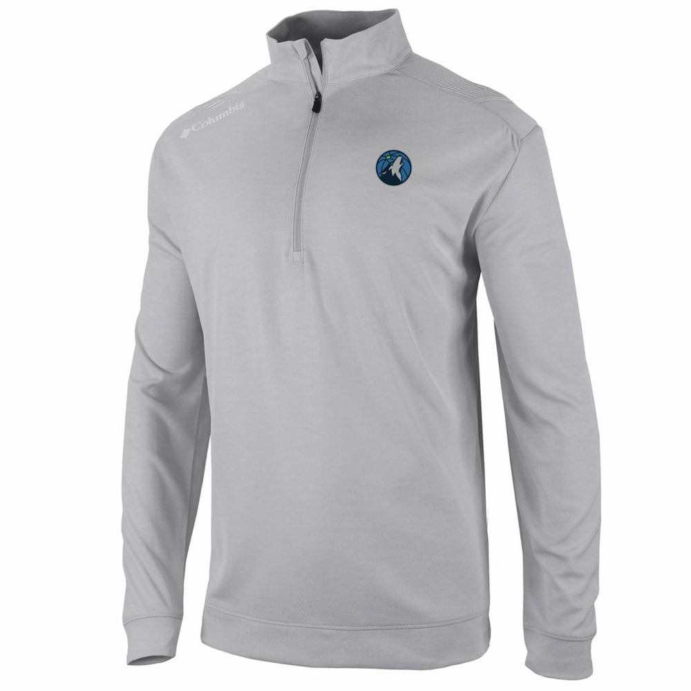 Minnesota Timberwolves Oakland Downs Omni-Wick Quarter-Zip Top - Gray | Columbia cheap