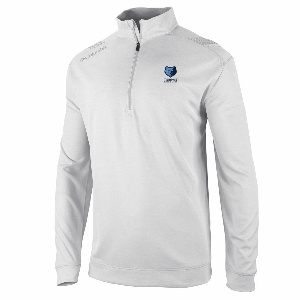 Memphis Grizzlies Oakland Downs Omni-Wick Quarter-Zip Top - White | Columbia outlet