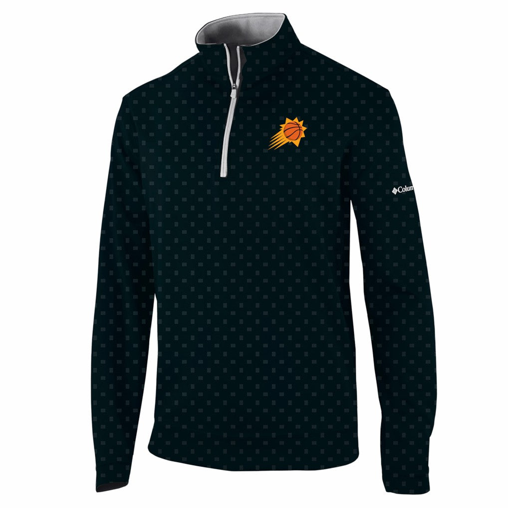 Phoenix Suns Wickham Hills Omni-Wick Quarter-Zip Jacket - Black | Columbia sale