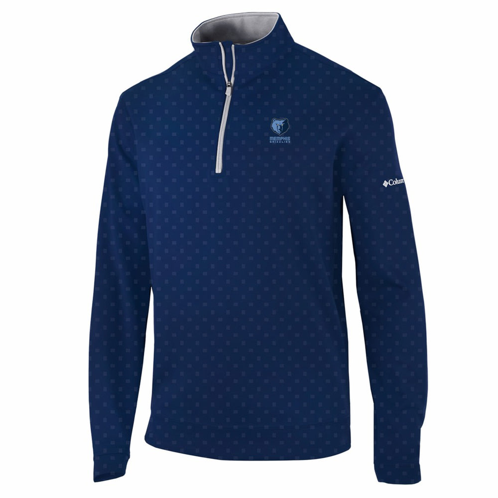 Memphis Grizzlies Wickham Hills Omni-Wick Quarter-Zip Jacket - Navy | Columbia on sale