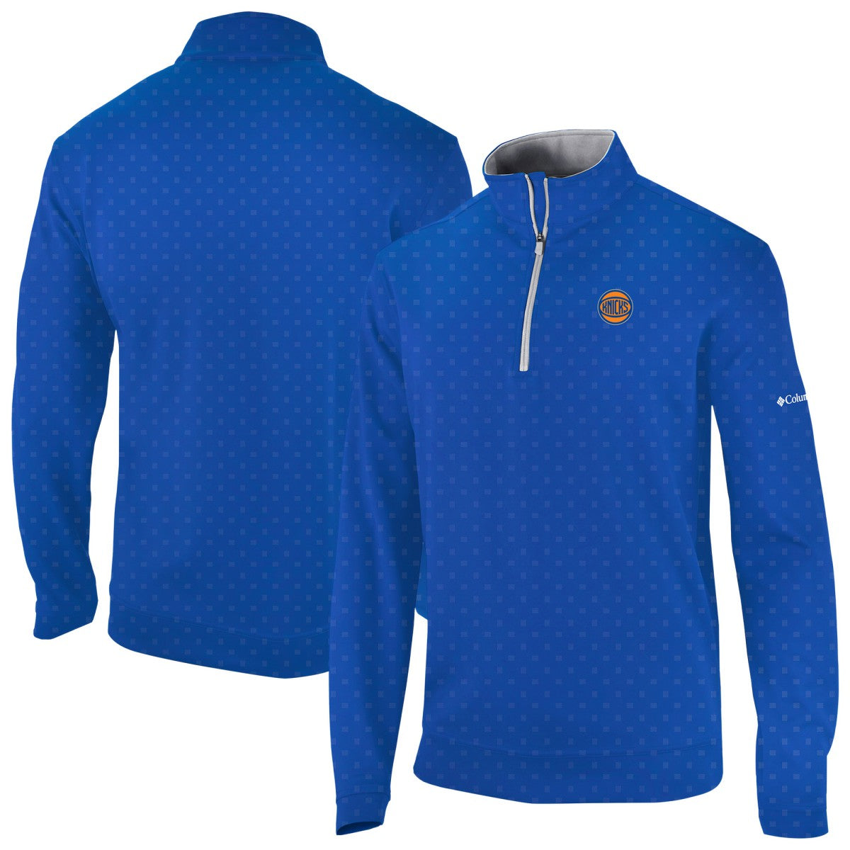 New York Knicks Wickham Hills Omni-Wick Quarter-Zip Jacket - Blue | Columbia sale