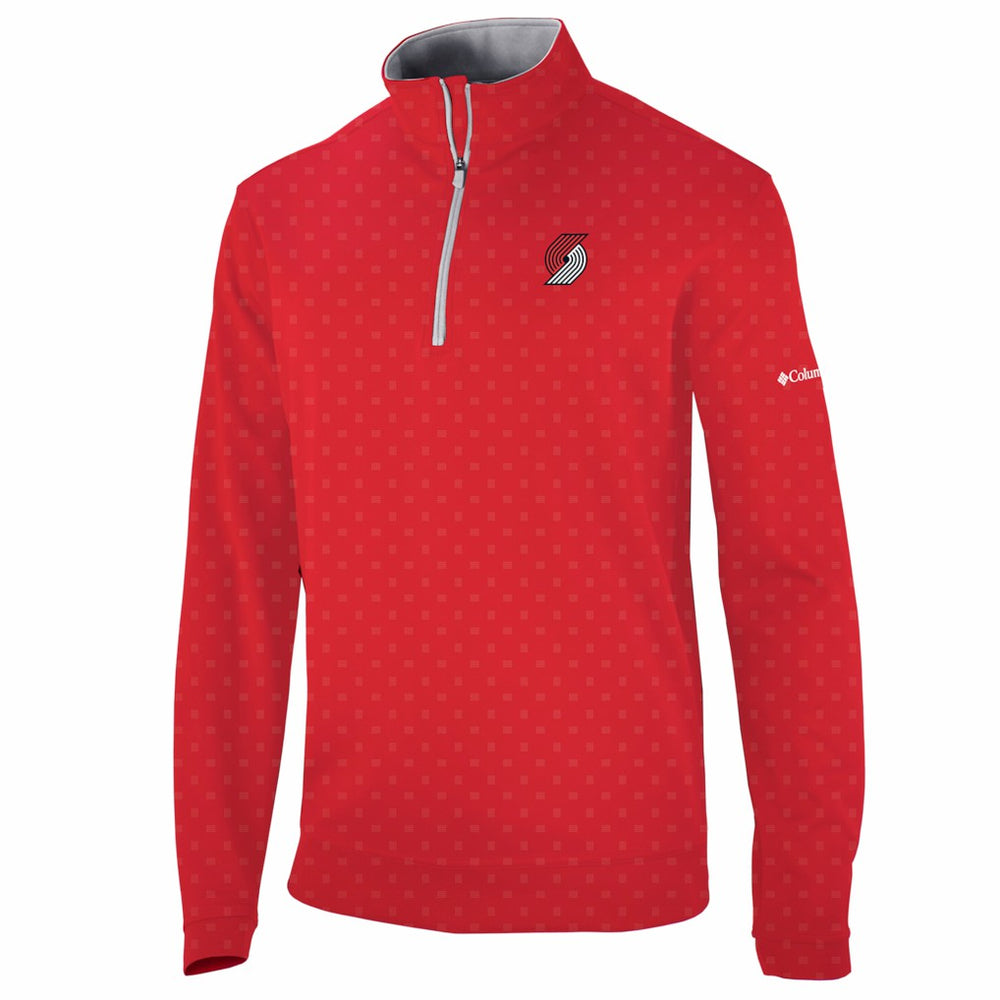Portland Trail Blazers Wickham Hills Omni-Wick Quarter-Zip Jacket - Red | Columbia cheap