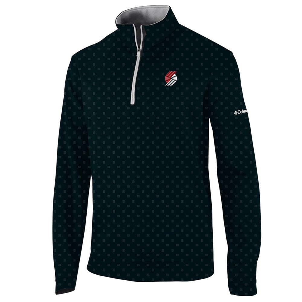 Portland Trail Blazers Wickham Hills Omni-Wick Quarter-Zip Jacket - Black | Columbia shop