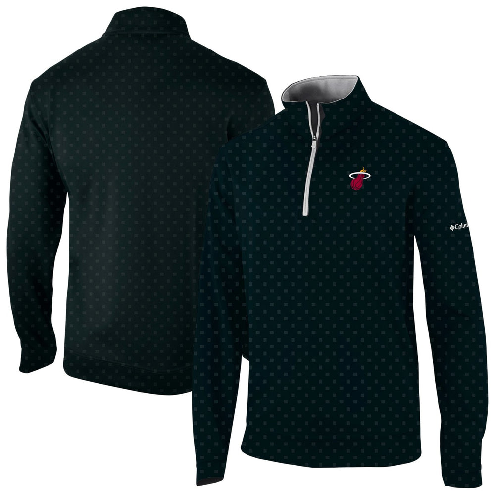 Miami Heat Wickham Hills Omni-Wick Quarter-Zip Jacket - Black | Columbia shop