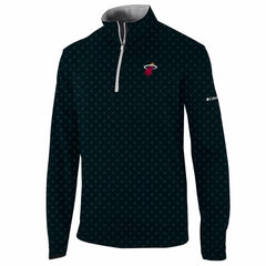Miami Heat Wickham Hills Omni-Wick Quarter-Zip Jacket - Black | Columbia shop