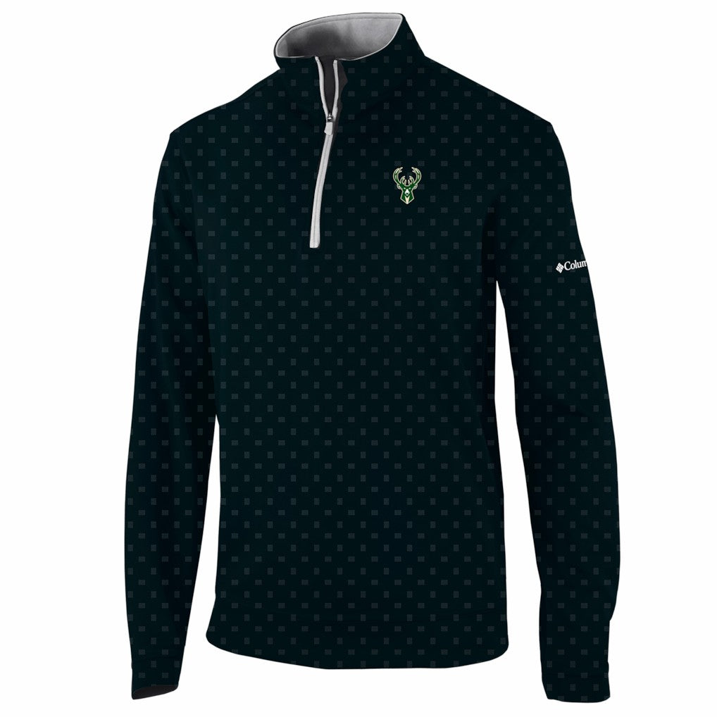 Milwaukee Bucks Wickham Hills Omni-Wick Quarter-Zip Jacket - Black | Columbia discount