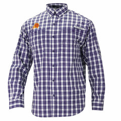 Phoenix Suns Super Tamiami Omni-Shade Long Sleeve Button-Down Shirt - Purple | Columbia sale
