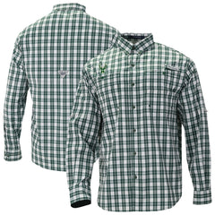 Milwaukee Bucks Super Tamiami Omni-Shade Long Sleeve Button-Down Shirt - Green | Columbia discount