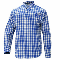 Oklahoma City Thunder Super Tamiami Omni-Shade Long Sleeve Button-Down Shirt - Blue | Columbia online