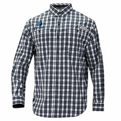 Memphis Grizzlies Super Tamiami Omni-Shade Long Sleeve Button-Down Shirt - Navy | Columbia on sale