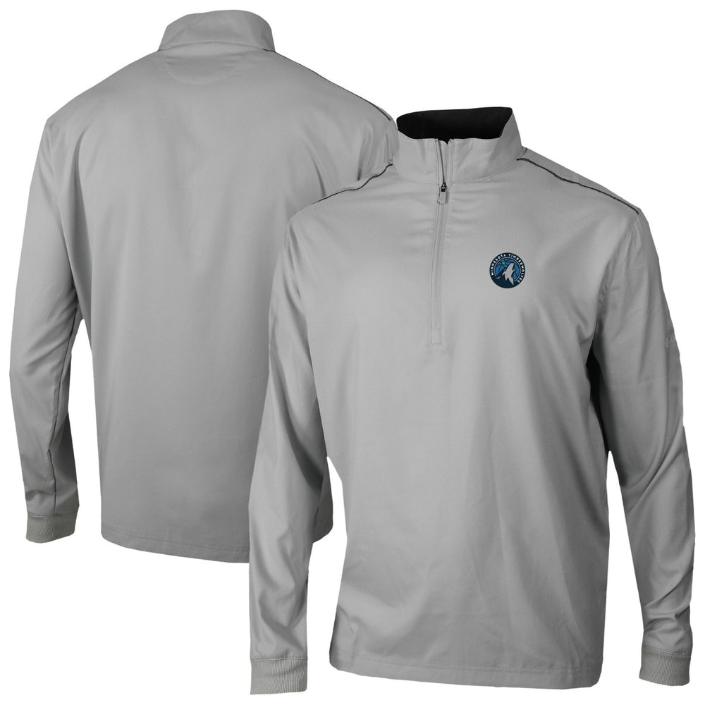 Minnesota Timberwolves Omni-Wick Bogey's Paradise Quarter-Zip Top - Gray | Columbia discount