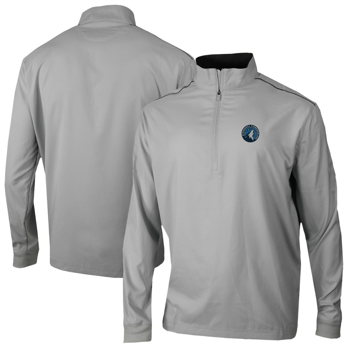 Minnesota Timberwolves Omni-Wick Bogey's Paradise Quarter-Zip Top - Gray | Columbia discount