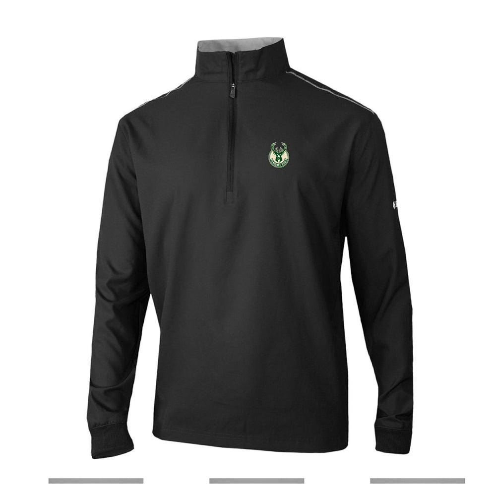 Milwaukee Bucks Omni-Wick Bogey's Paradise Quarter-Zip Top - Black | Columbia cheap