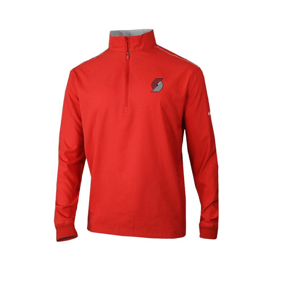 Portland Trail Blazers Omni-Wick Bogey's Paradise Quarter-Zip Top - Red | Columbia cheap