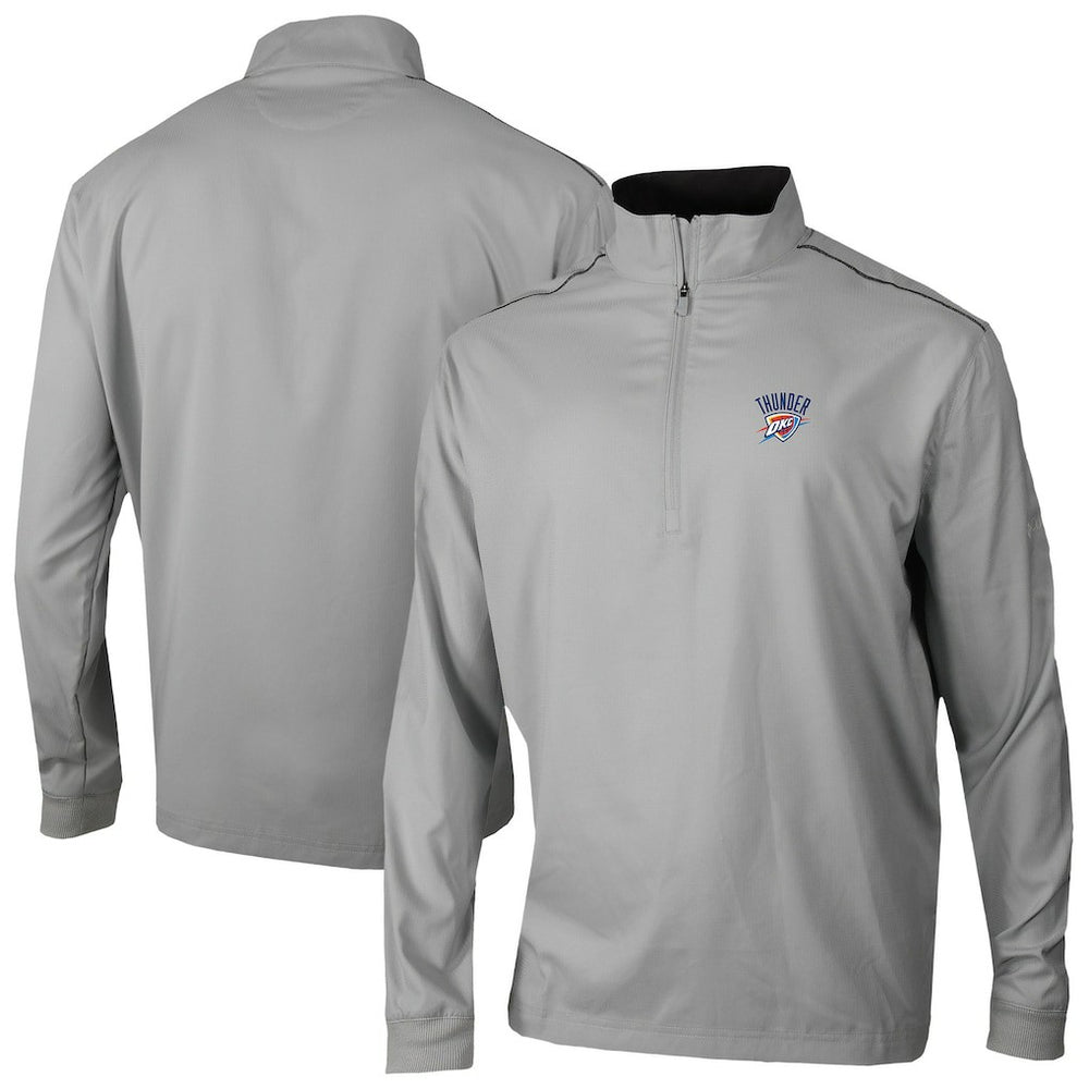Oklahoma City Thunder Omni-Wick Bogey's Paradise Quarter-Zip Top - Gray | Columbia discount