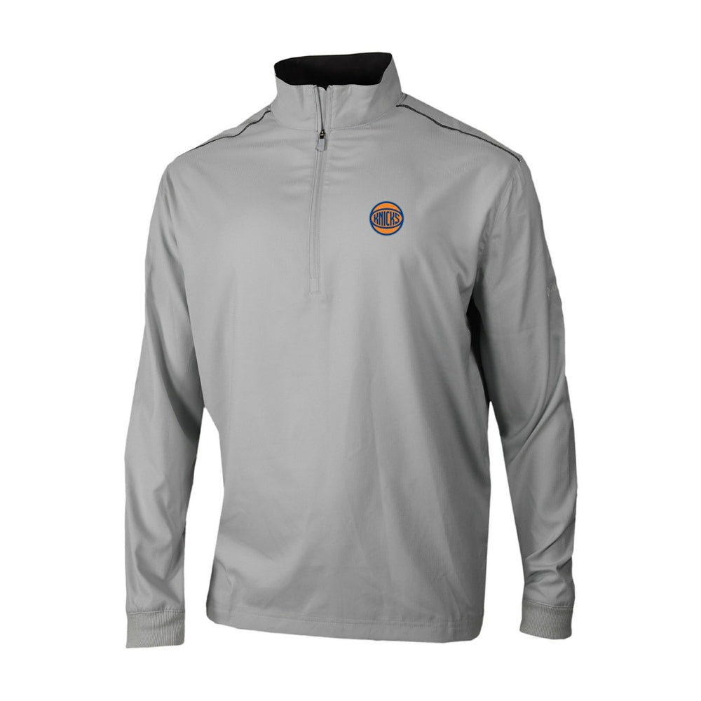 New York Knicks Omni-Wick Bogey's Paradise Quarter-Zip Top - Gray | Columbia sale