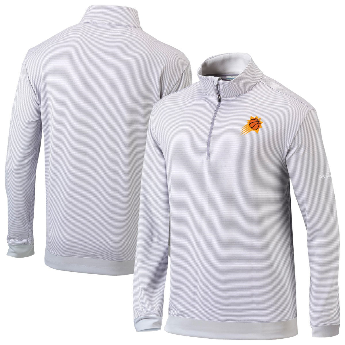 Phoenix Suns Omni-Wick Even Lie Quarter-Zip Top - Gray/White | Columbia cheap