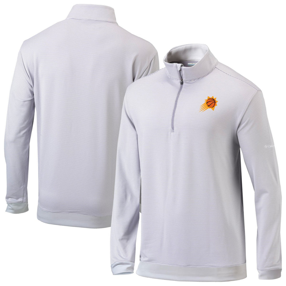 Phoenix Suns Omni-Wick Even Lie Quarter-Zip Top - Gray/White | Columbia cheap