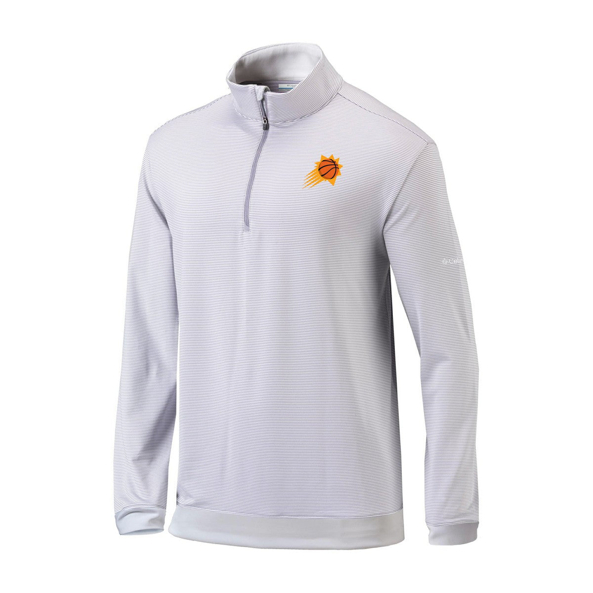 Phoenix Suns Omni-Wick Even Lie Quarter-Zip Top - Gray/White | Columbia cheap